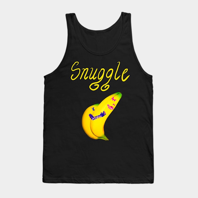 The Best Valentine’s Day Gift ideas 2022, Snuggle - bananas cuddling while sleeping, Valentine’s Day box idea, what to get a guy for valentines day Tank Top by Artonmytee